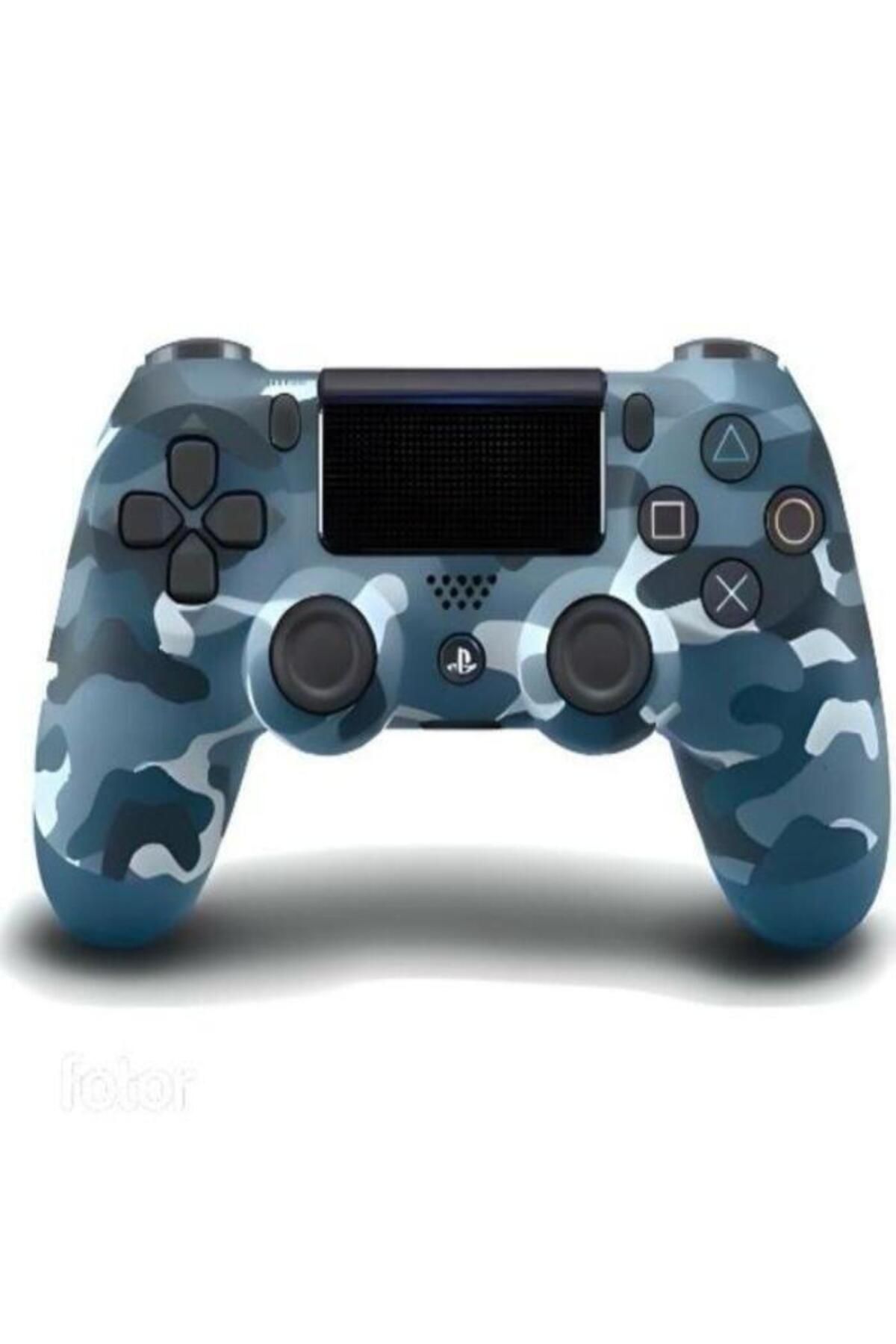 CRKTEKNOLOJİ Ps4 Joystick Ps4 Kol Dualshock4 V2 Uyumlu Garantili Yenilenmiş Ps4 Kol Mavi Kamufulaj