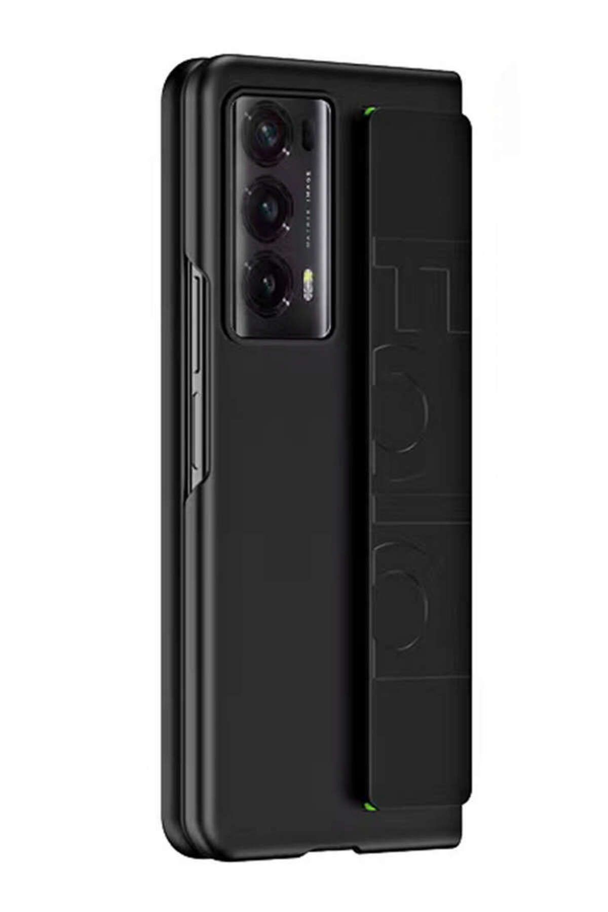 NewFace Huawei Honor Magic V2 Kılıf Data Kapak - Siyah FLKRY