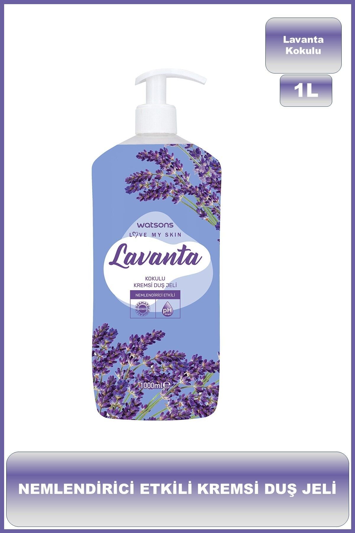 Watsons-Refreshing Cream Shower Gel for Cleansing Your Skin with Rich Foam-Lavender Sakli Gg78 1