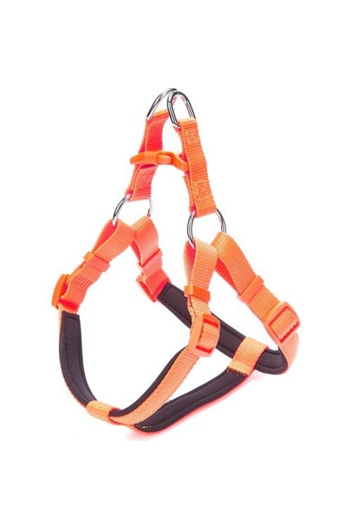 O Dog Doggie Comfort Dokuma Ronin Köpek Göğüs Tasması Medium Turuncu 2x45-55 Cm - DSGTMORANGE - Petshopund