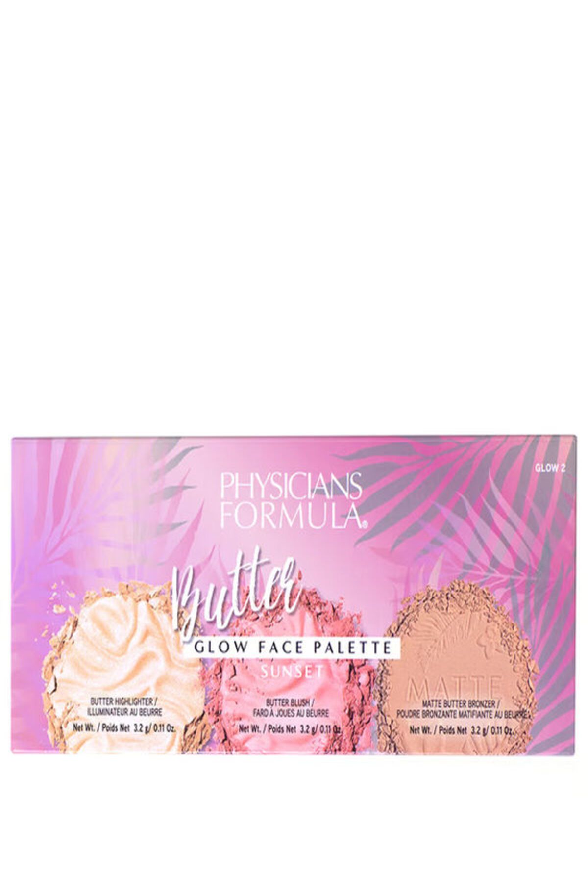 Physicians Formula 3 In 1 Murumuru Butter Glow Face Palette Sunset Bronzer , Blush Ve Highlighter