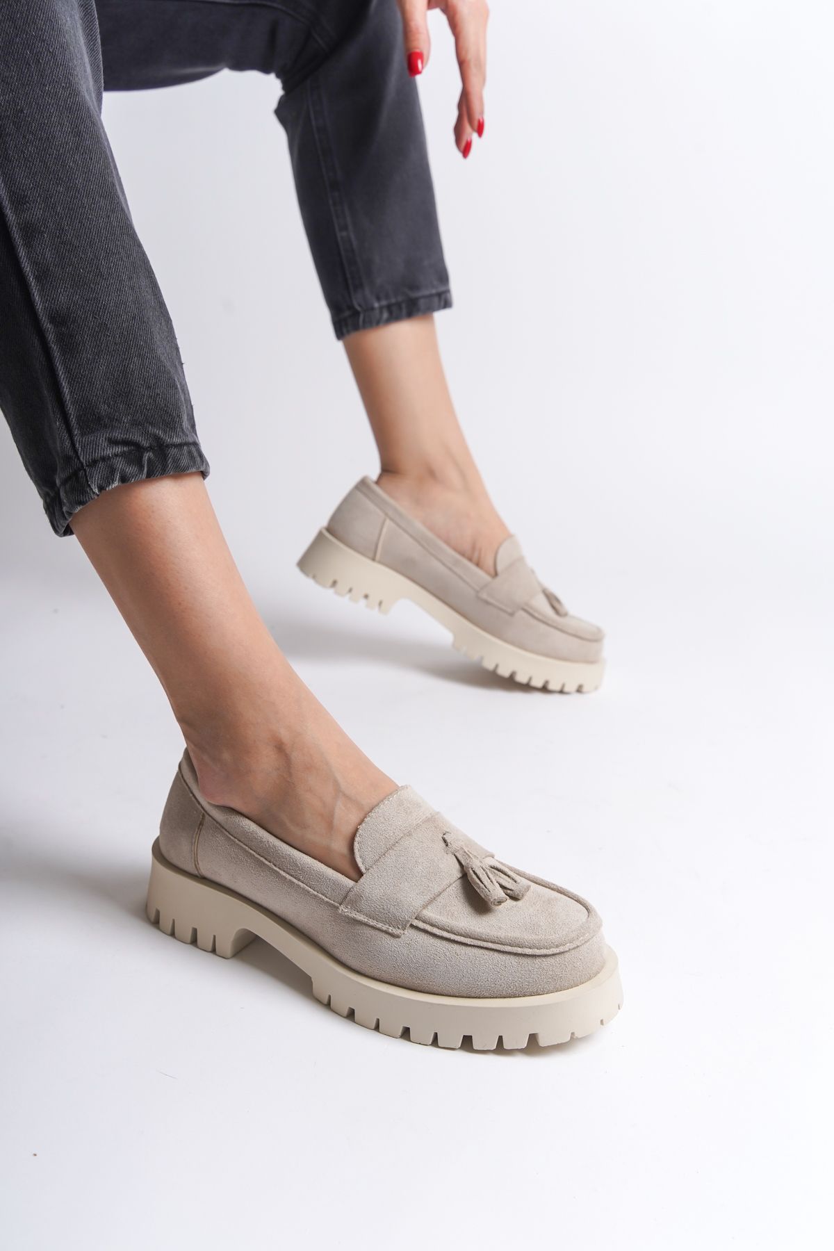 لوفر نود زنانه Trak Tassel Loafer اورجینال Capone Outfitters
