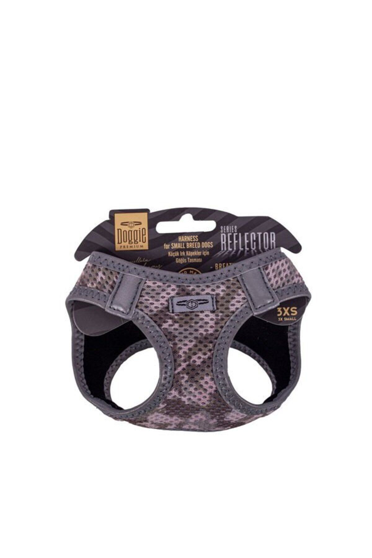 O Dog Doggie Havalı Dokuma Reflektör Küçük Irk Köpek Göğüs Tasması Xxxsmall Kamuflaj 22-26 Cm - Petshopund