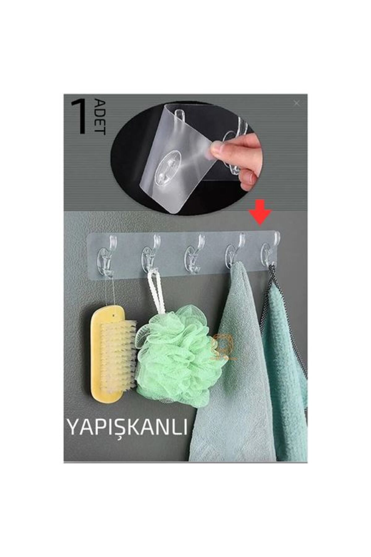 Havenmart ModaCar 5 Pinli Yapışkanlı Askı Xenoty Design