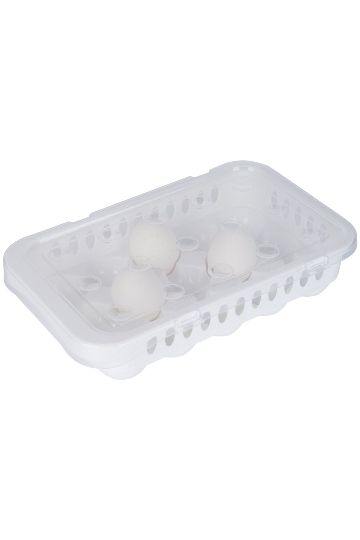 CPU ELEKTRONİK-Hygienic Egg Storage Container 15 Compartments with Lid 2