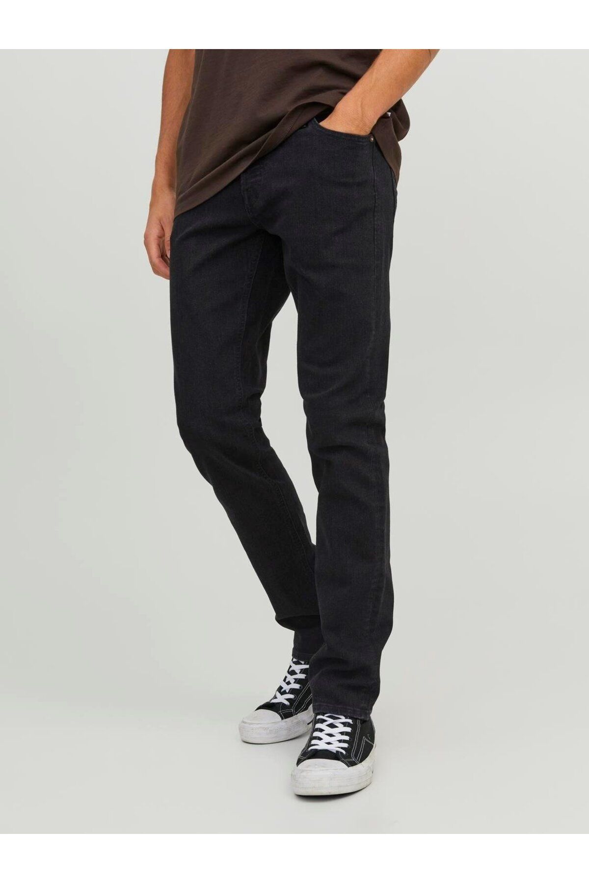 Jack & Jones-Jjiglenn Jjorıgınal Sq 356 Noos Men's Jean Pants12246949 Black Denim 2