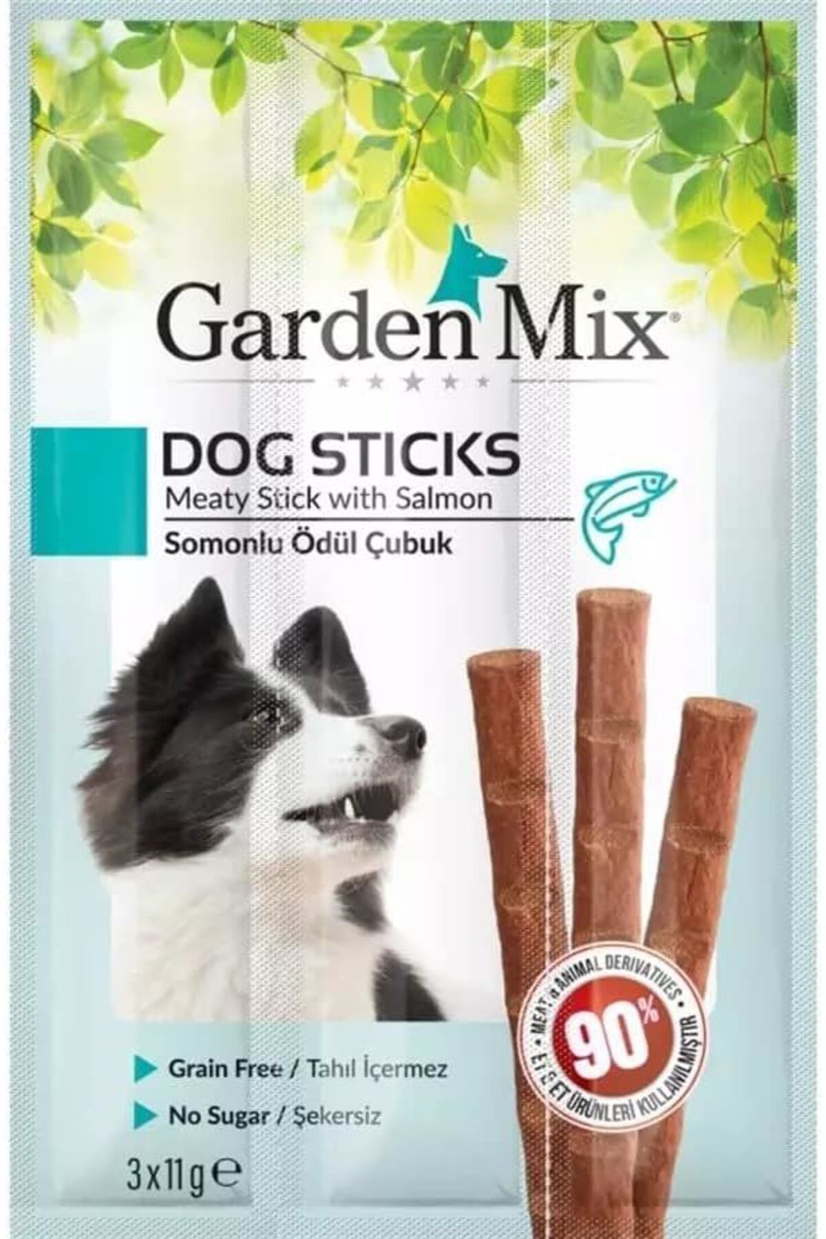 Gardenmix Somonlu Köpek Stick Ödül 3 x11gr -