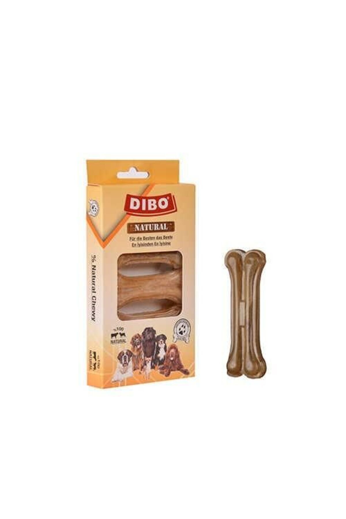 Dibo Natürel Press Kemik Köpek Ödülü 5'li 20-25 gr 7 Cm - Petshopundan