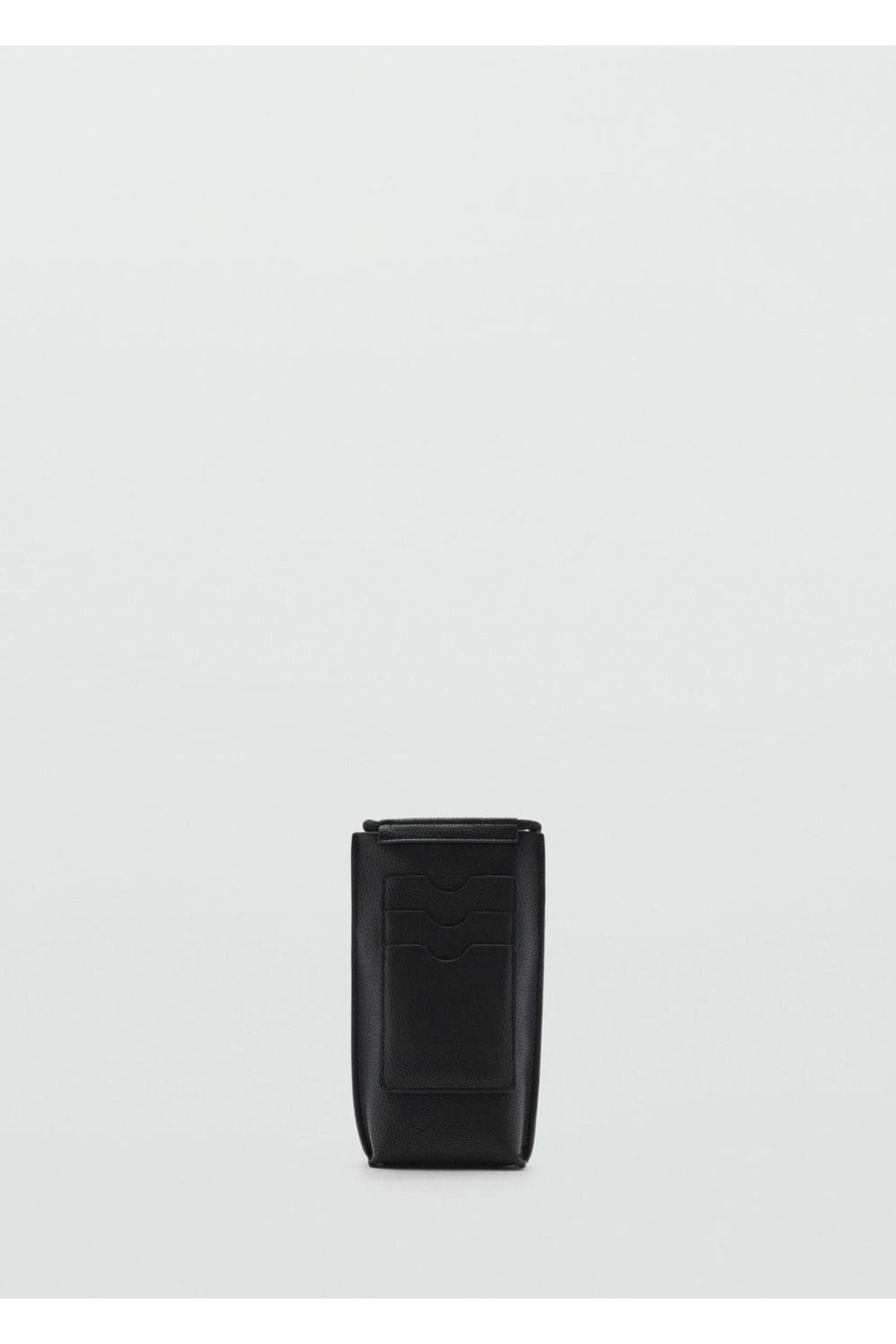 MANGO Man-Compact leather effect mini crossbody bag 5