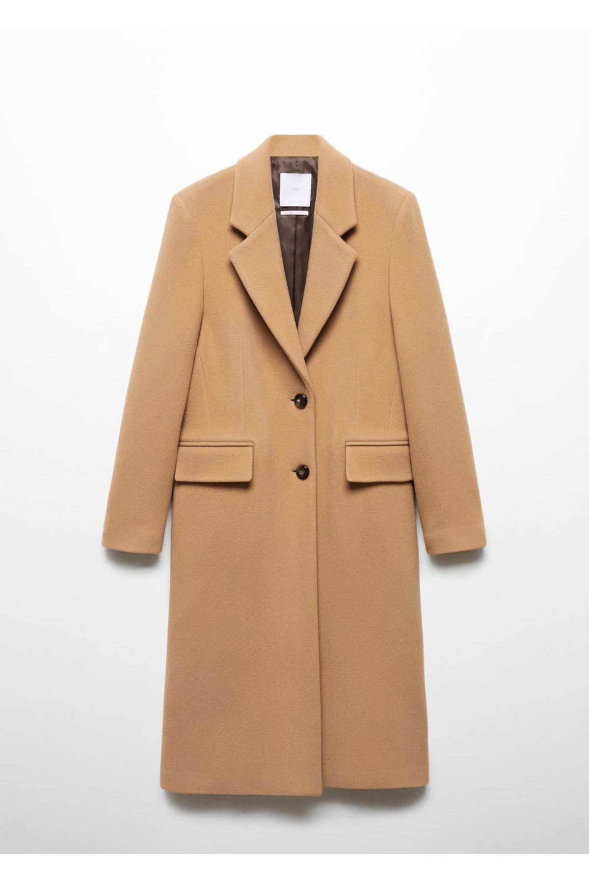 MANGO  Saf yün midi ceket - Görsel 3