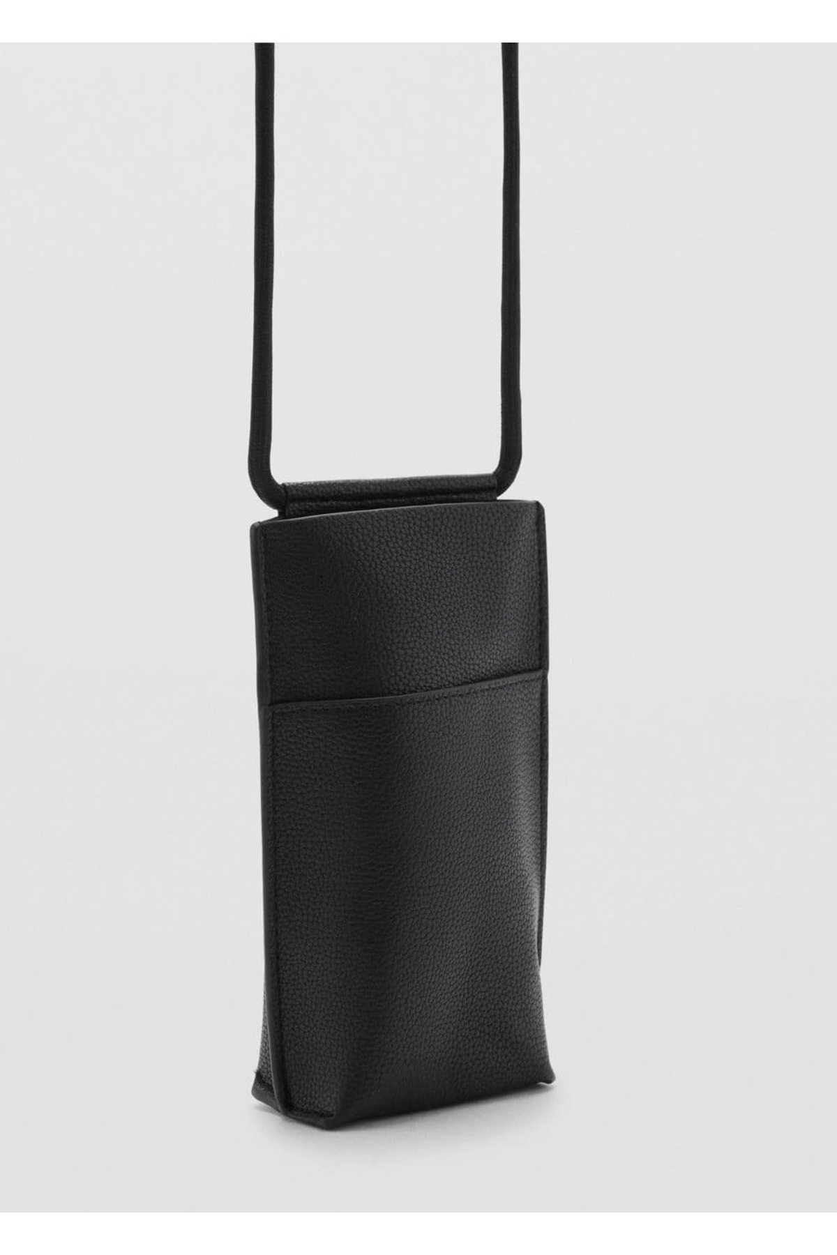 MANGO Man-Compact leather effect mini crossbody bag 1