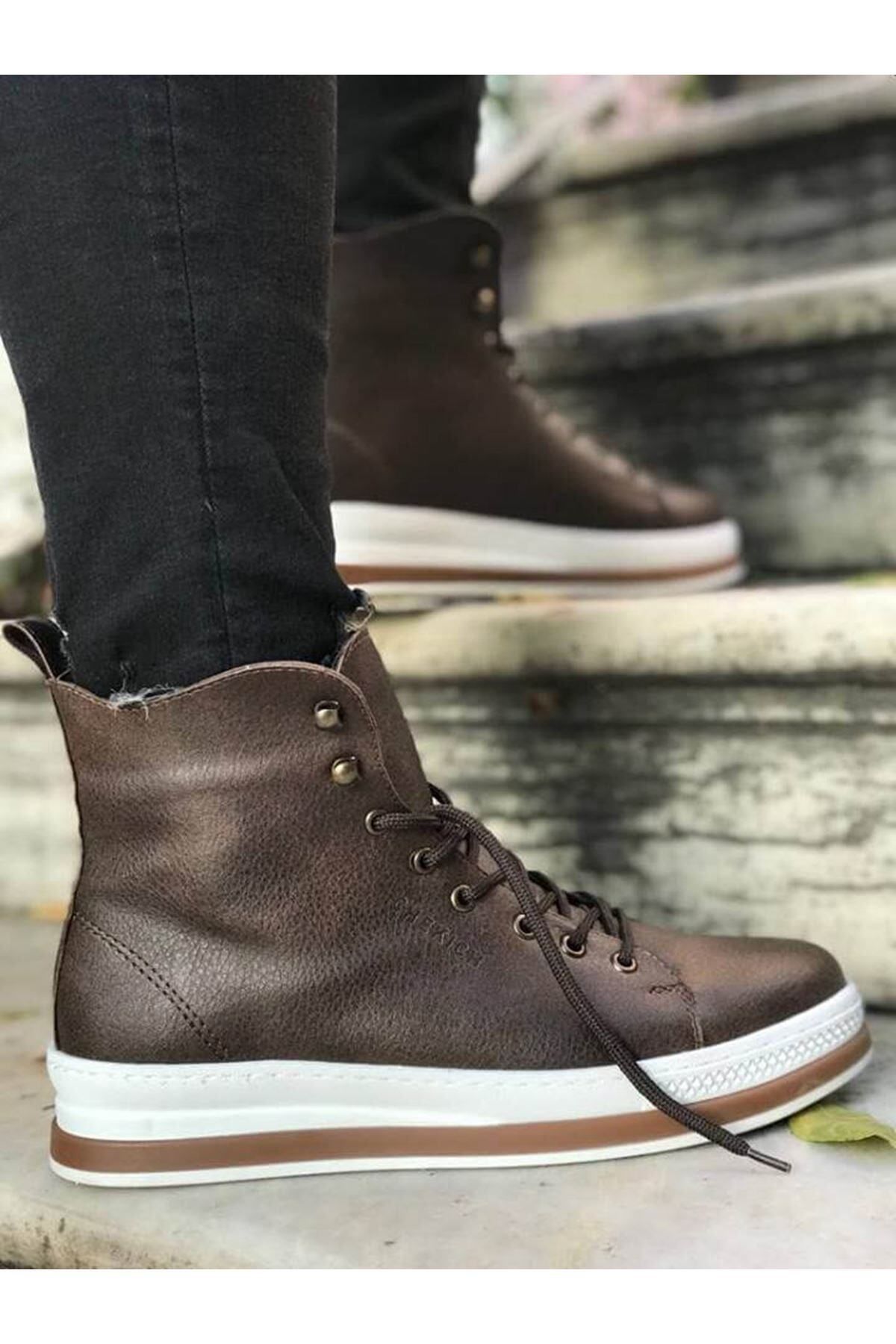 Chekich-Men's Boots Brown-11319 3