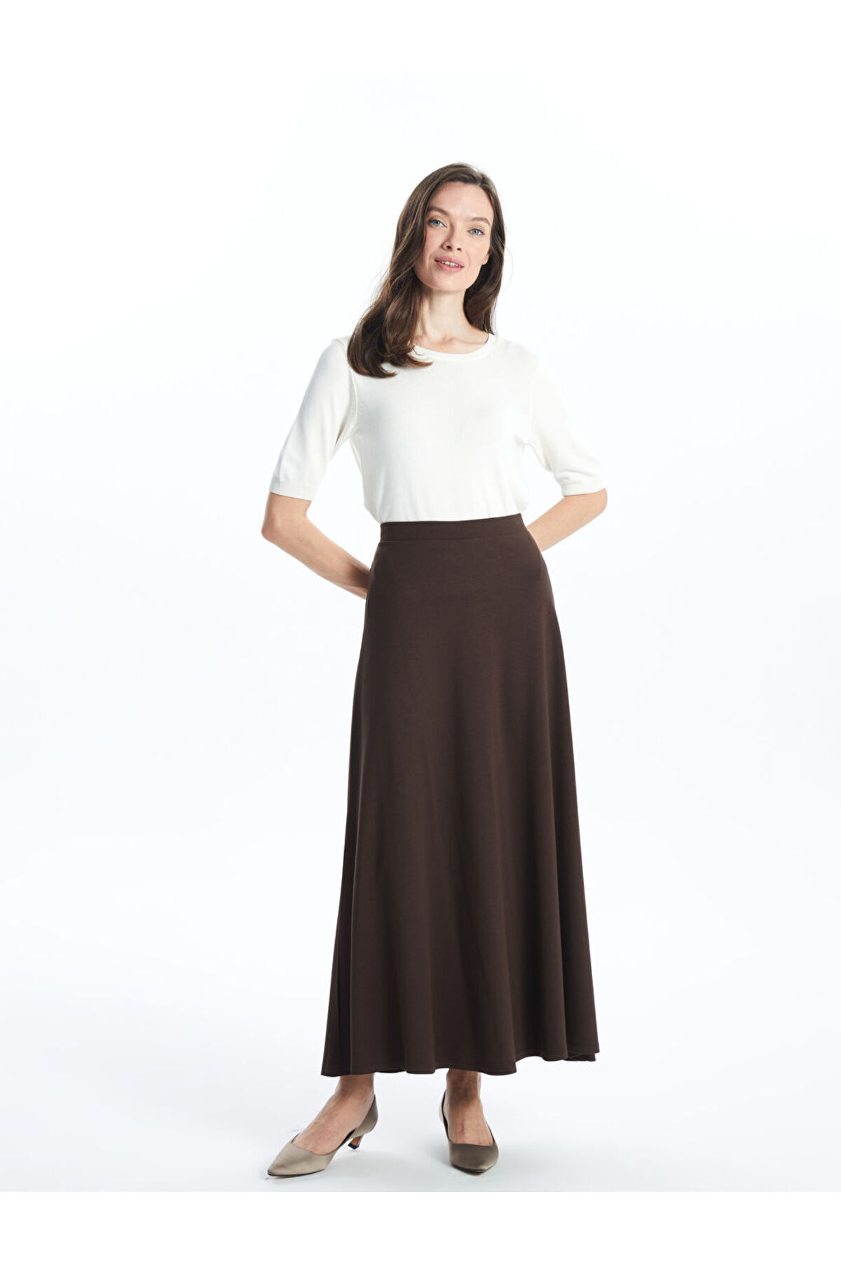 LC Waikiki Beli Lastikli Kadın Etek