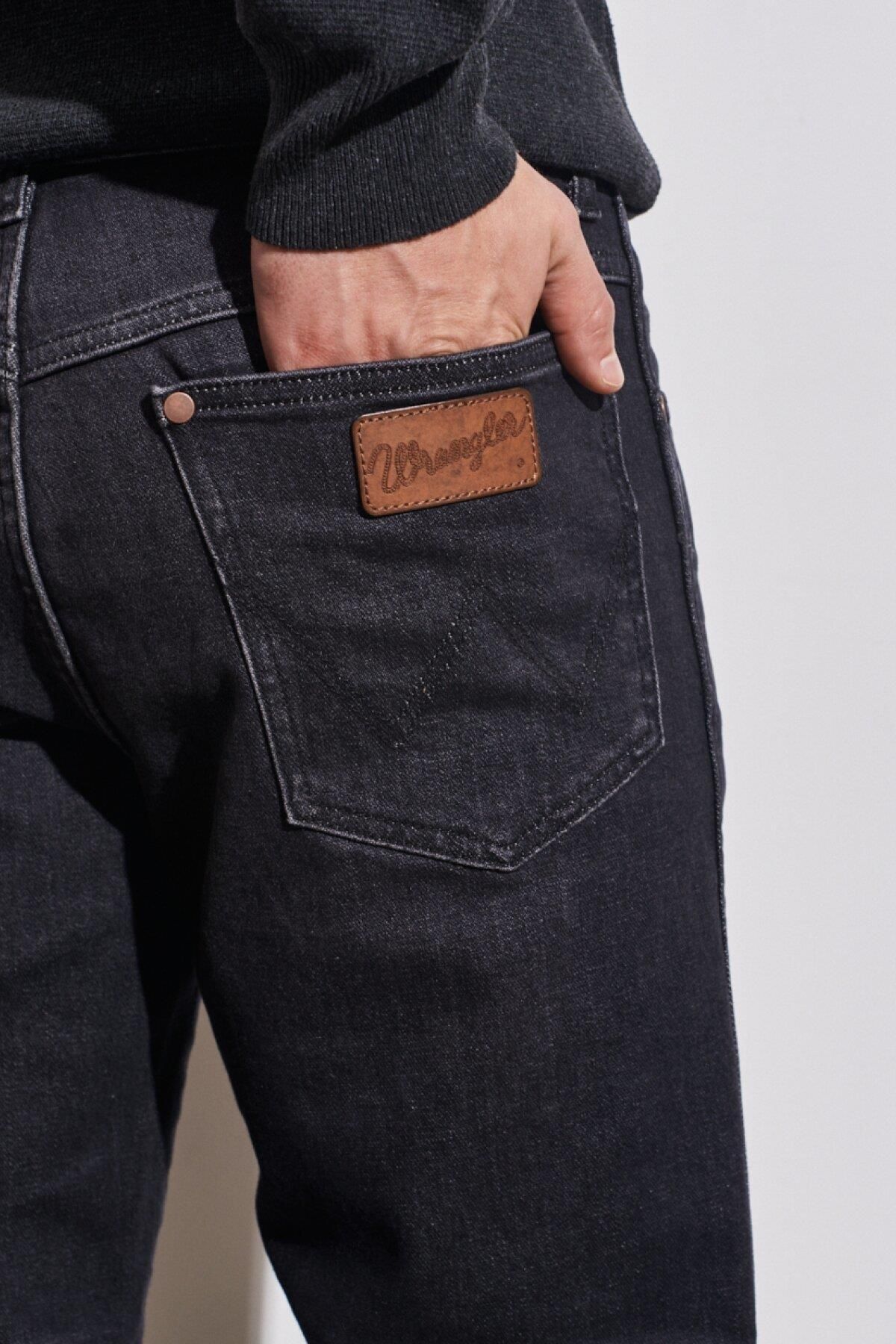 شلوار مشکی مردانه تگزاس جین W121EHXV6 اورجینال Wrangler