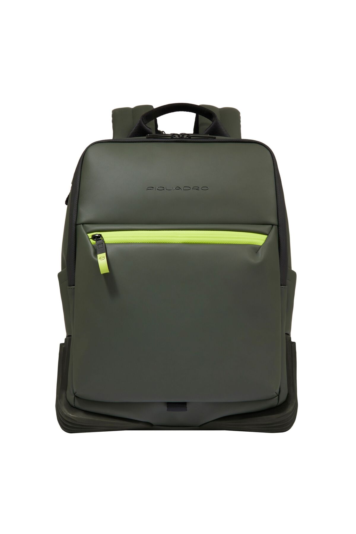 Piquadro Herren Grün C20w Business-Rucksack Rfid Schutz Leder 43 Cm Laptopfach Für - One Size