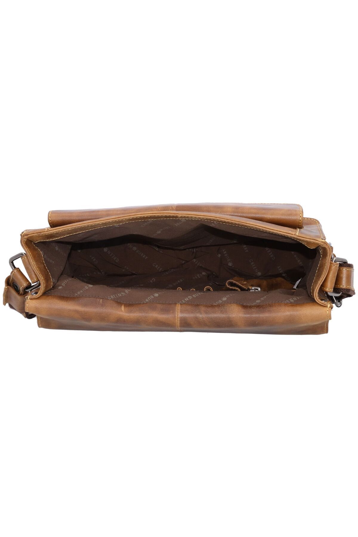 Greenburry-Vintage Cafe-Racer Messenger Leder 33 cm 5