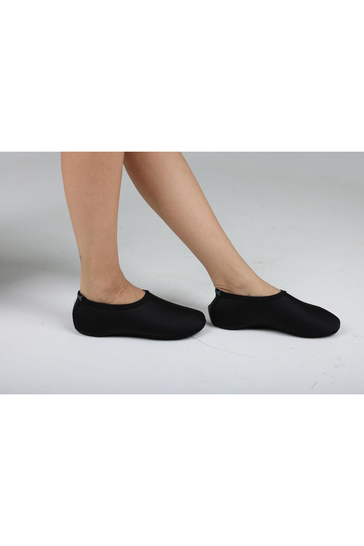 Savana Yumuşak Taban Unisex Içi Yünlü Kışlık Panduf görsel 4