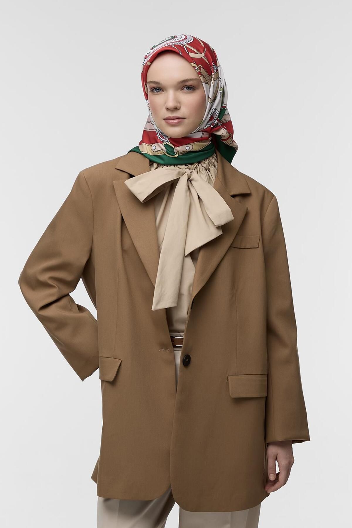 روسری سبز ̇PEK اورجینال Qef