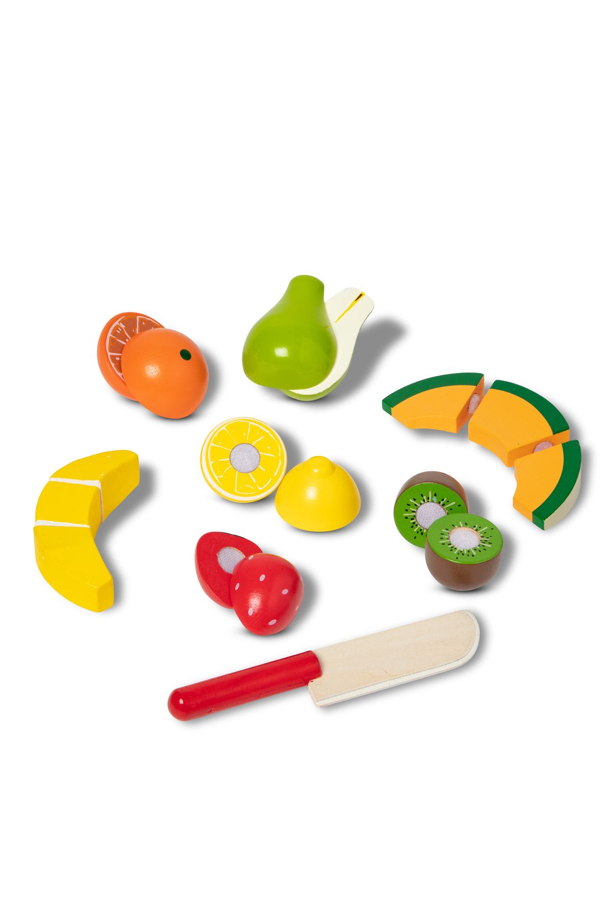 اسباب بازی های چوبی آبی Melissa Doug میوه چوب kes ayna Melissa & Doug