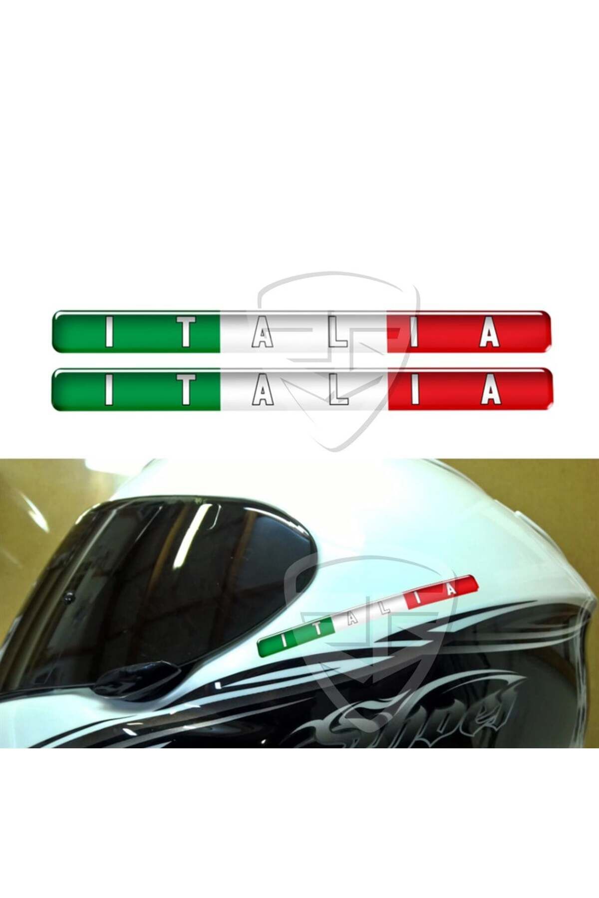 Redline Grafik Piaggio Vespa Sticker Etiket Agv Shoei Kask Çıkartması