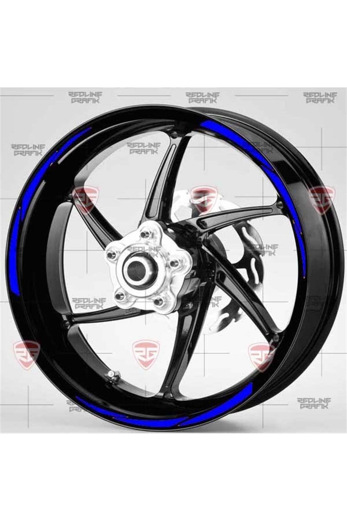 Redline Grafik Beyaz Ktm Yazılı 3 Parçalı Reflektif Gümüş Beyaz Jant Şeridi