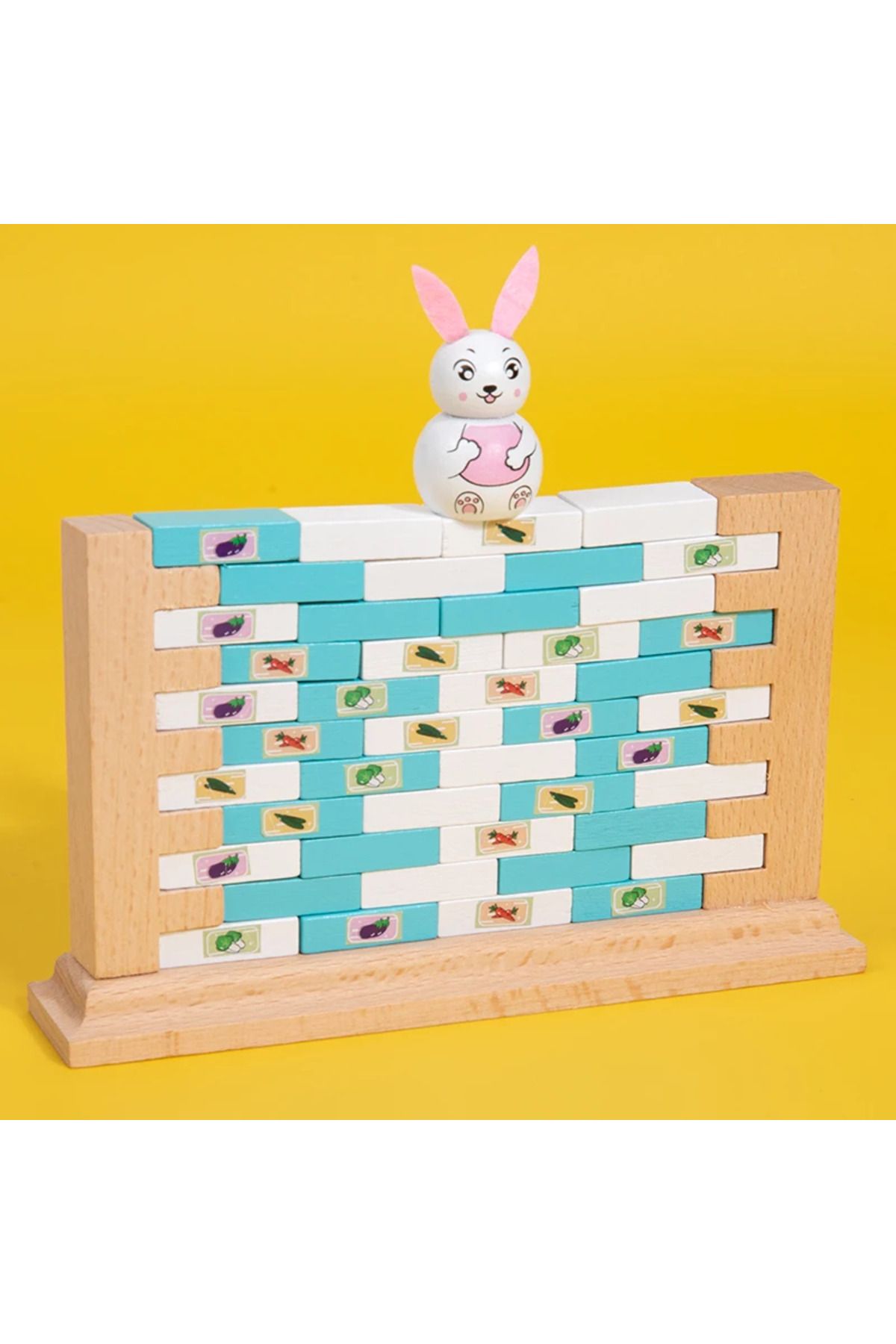 Choice-Wall Demolition Game Knock On Ice Brick Rabbit Building Push Stacking Board Educational Parent-Ch... 4