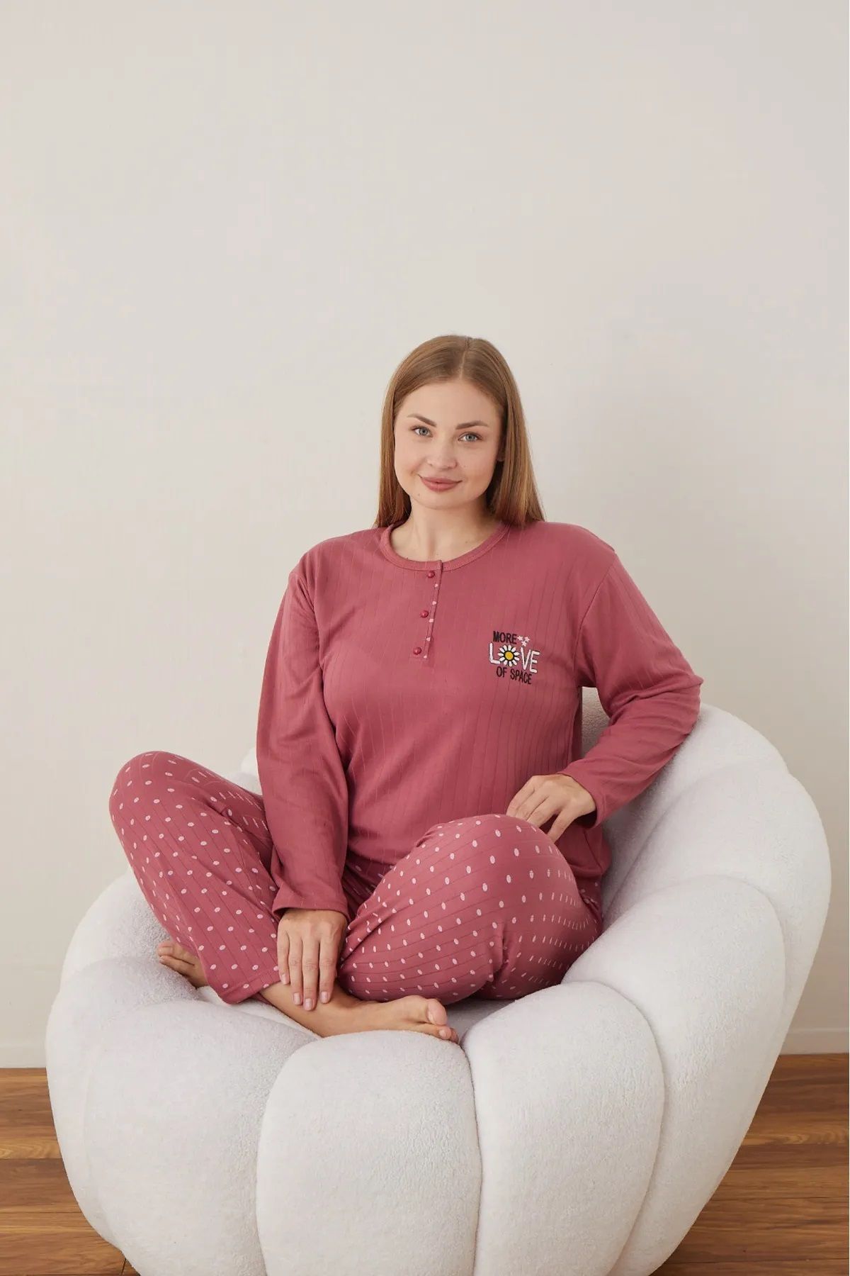 NEYSEKİVAR Büyük Beden Pijama Takımı