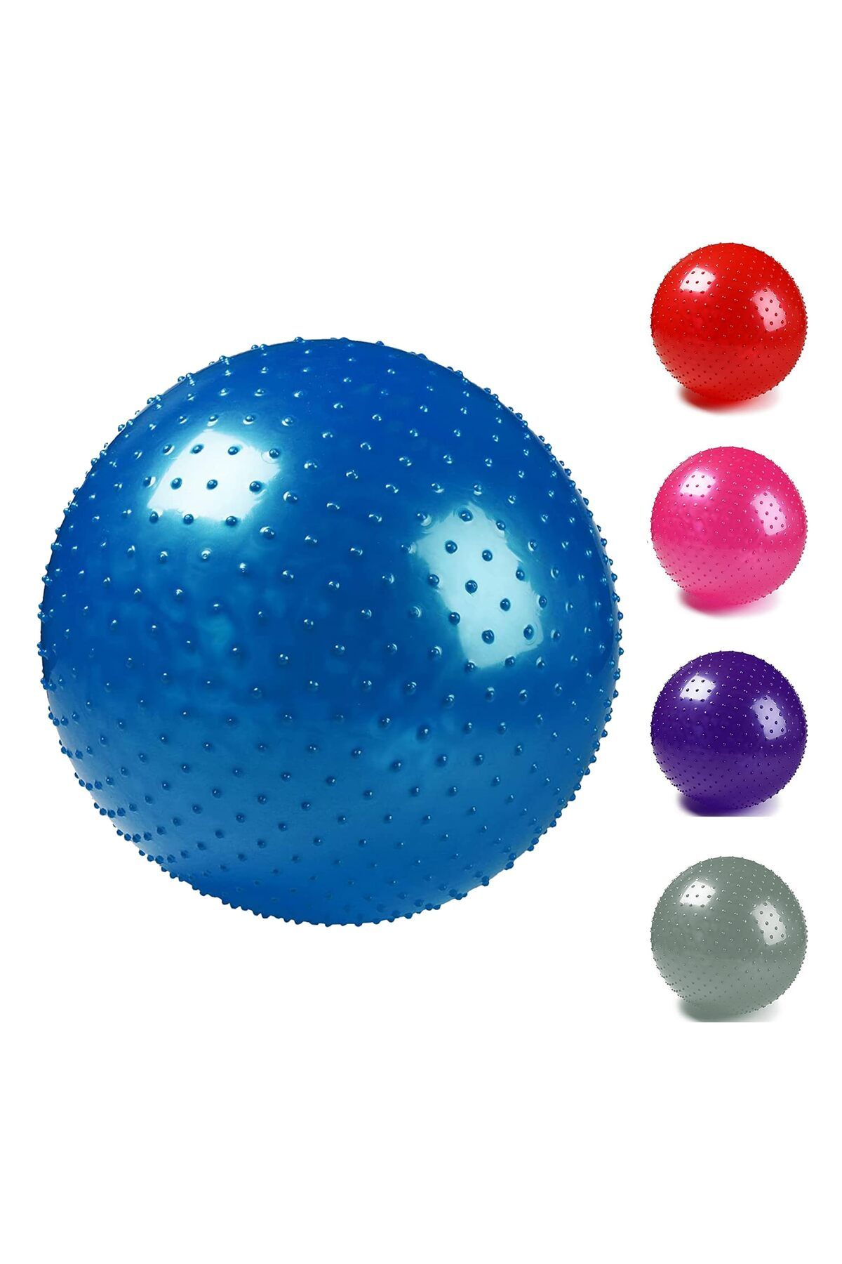 Endless-65 cm Thick Yoga Ball | Assorted | Material: PVC | Gym Exercise Ball, Anti-Burst Yoga Ball 1