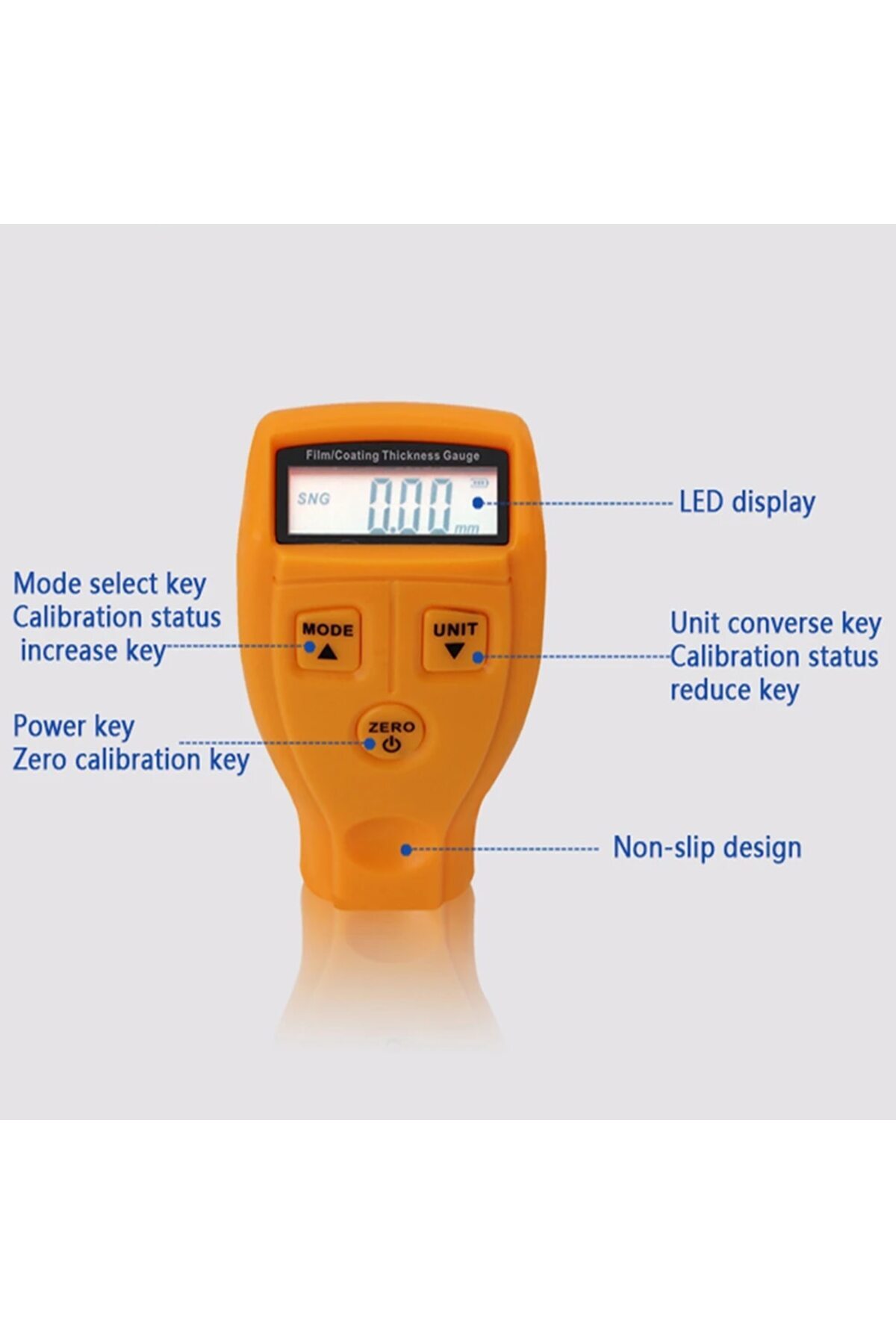 Choice-1Set High Precision Large Range GM200 Coating Thickness Gauge, Used for Paint Film Detection and ... 6