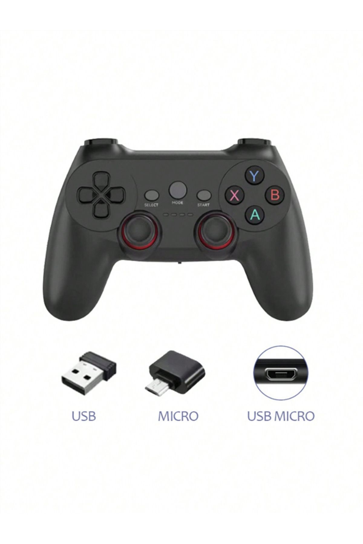 Choice-Singles wireless gamepad, 2.4G wireless gamepad, PC controller, low latency 4