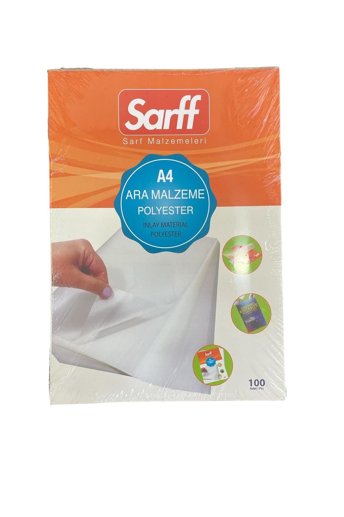 SARFF 120 MİC POLYESTER ARA MALZEME A4 100 ADET ( 1 PAKET )