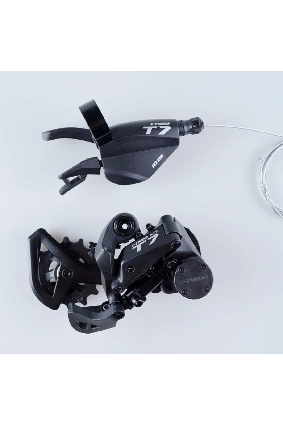 Choice-NEW! LTWOO T7 1x10 Speed Two Way Release Shifter + Stabilize Damping Rear Derailleur Cage Length ... 1