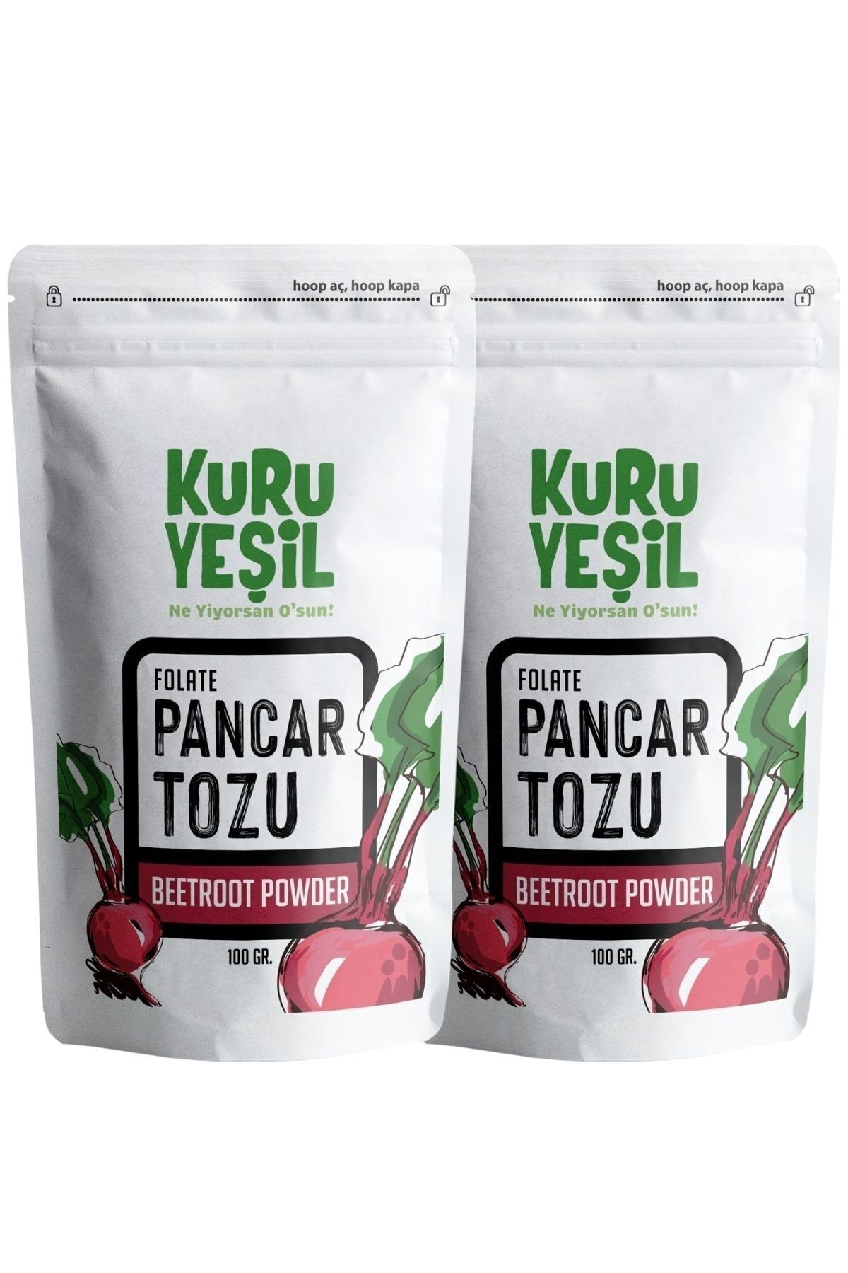 Kuru Yeşil Kırmızı Pancar Tozu, Red Beet Powder ,vegetable Powder,dried Vegetables ,200 gr