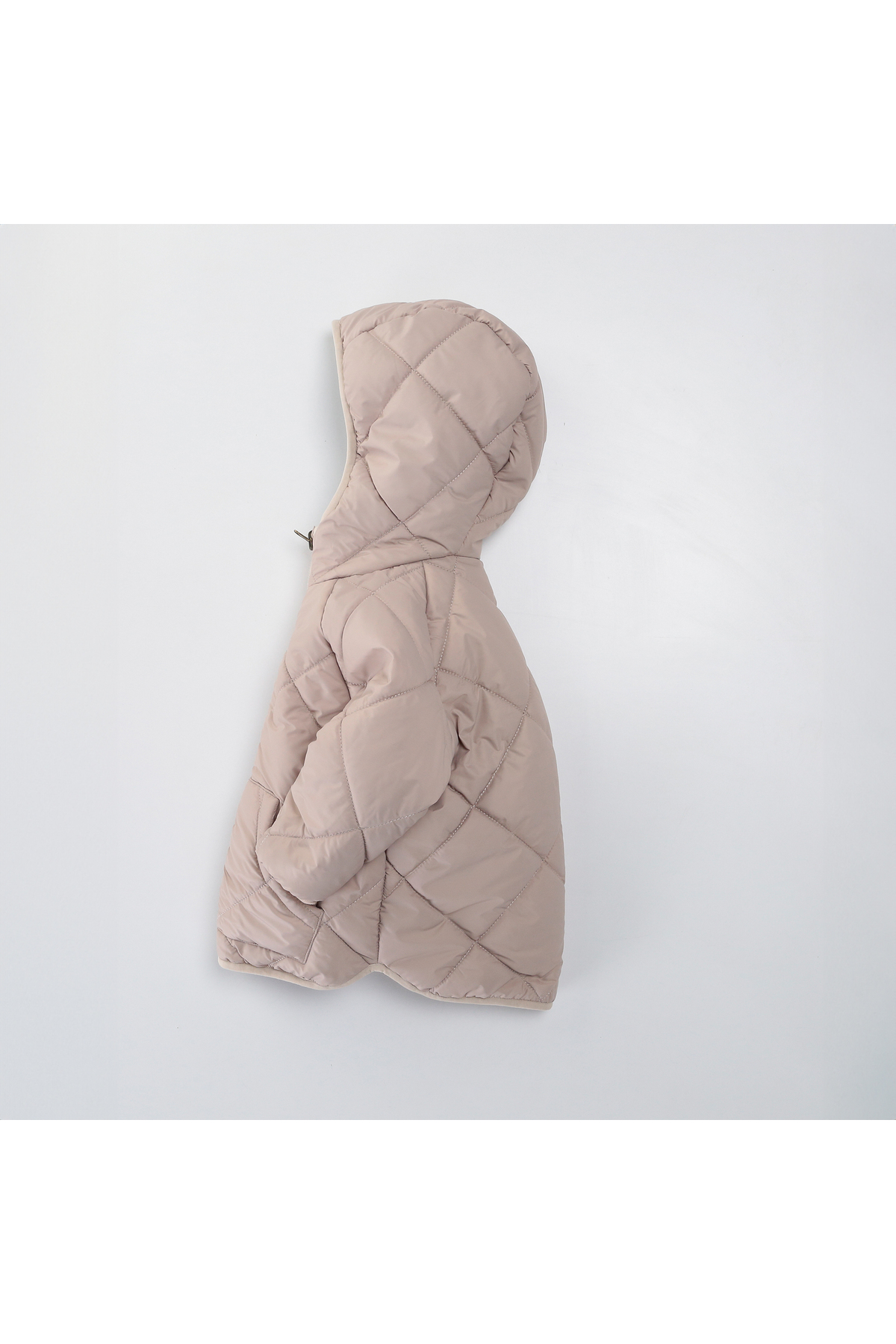 MİMBOKİDS Erkek Çocuk Çift Taraflı Mont - Capitone/Peluş Detaylı fotoğrafı 3 (önizleme)