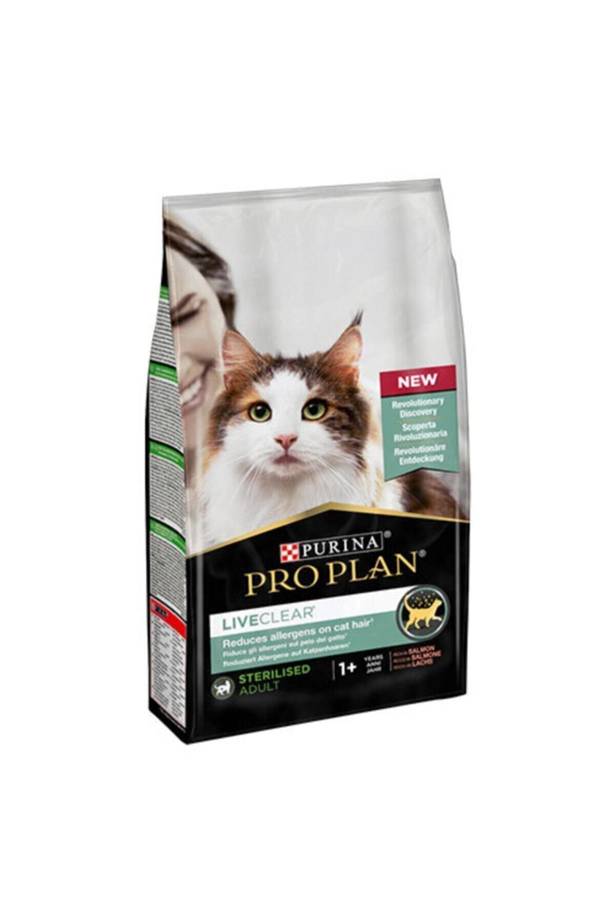 Pro Plan Liveclear Somonlu Alerjen Azaltan Kısırlaştırılmış Kedi Maması 1,5 Kg