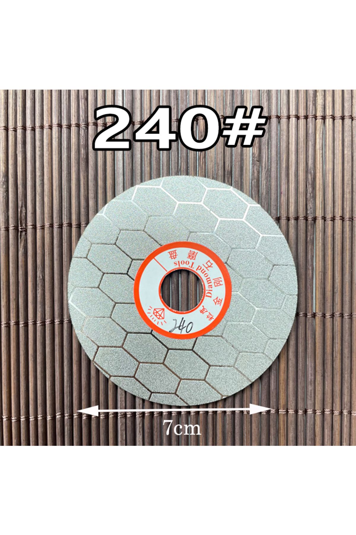 Choice-Diamond Coated Flat Lap Wheel Jewelry Grinding Polishing Disc Hole Diameter 12mm Outer Diameter 6... 1