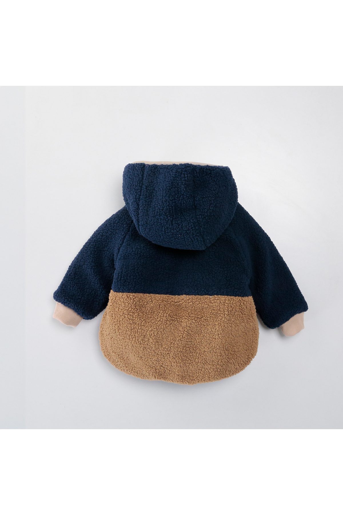 MİMBOKİDS Erkek Çocuk Çift Taraflı Mont - Capitone/Peluş Detaylı fotoğrafı 5 (önizleme)