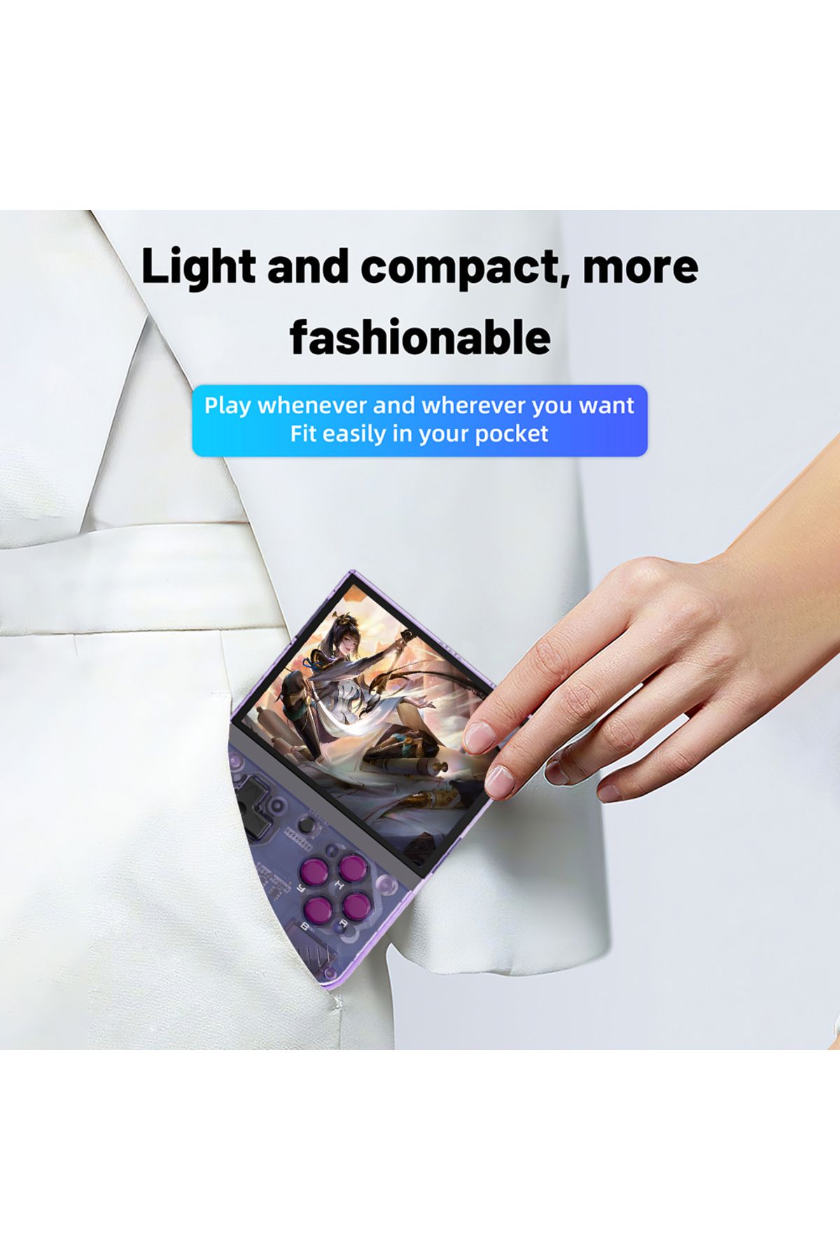 MIYOO-Mini Plus V3 Retro Handheld Game Console 3.5Inch IPS HD Screen 3000mAh WiFi 8000Games Linux... 5