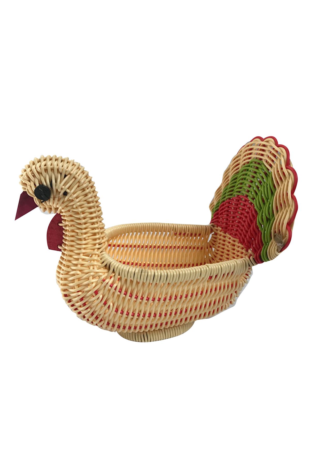 Choice-Animal Shaped Rattan Woven Fruit Basket Cute Shape Animal Shaped For In The Living Room 1