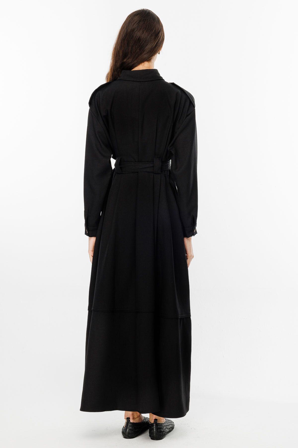 Hooopstore-Premium Trench Black Dress 7