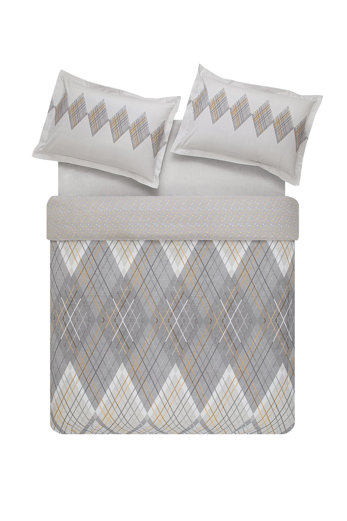 Puffy-Sineri Double Ranforce Duvet Cover Set - Gray 3