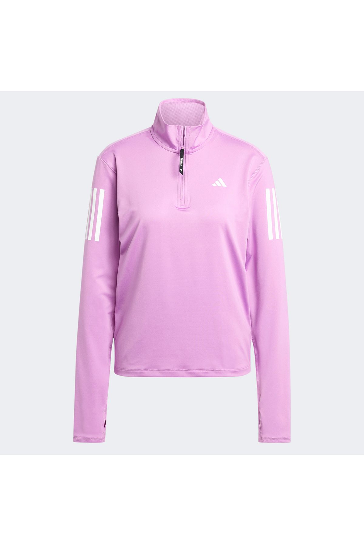 adidas-Own the Run Women's Purple Running Sweatshirt 6