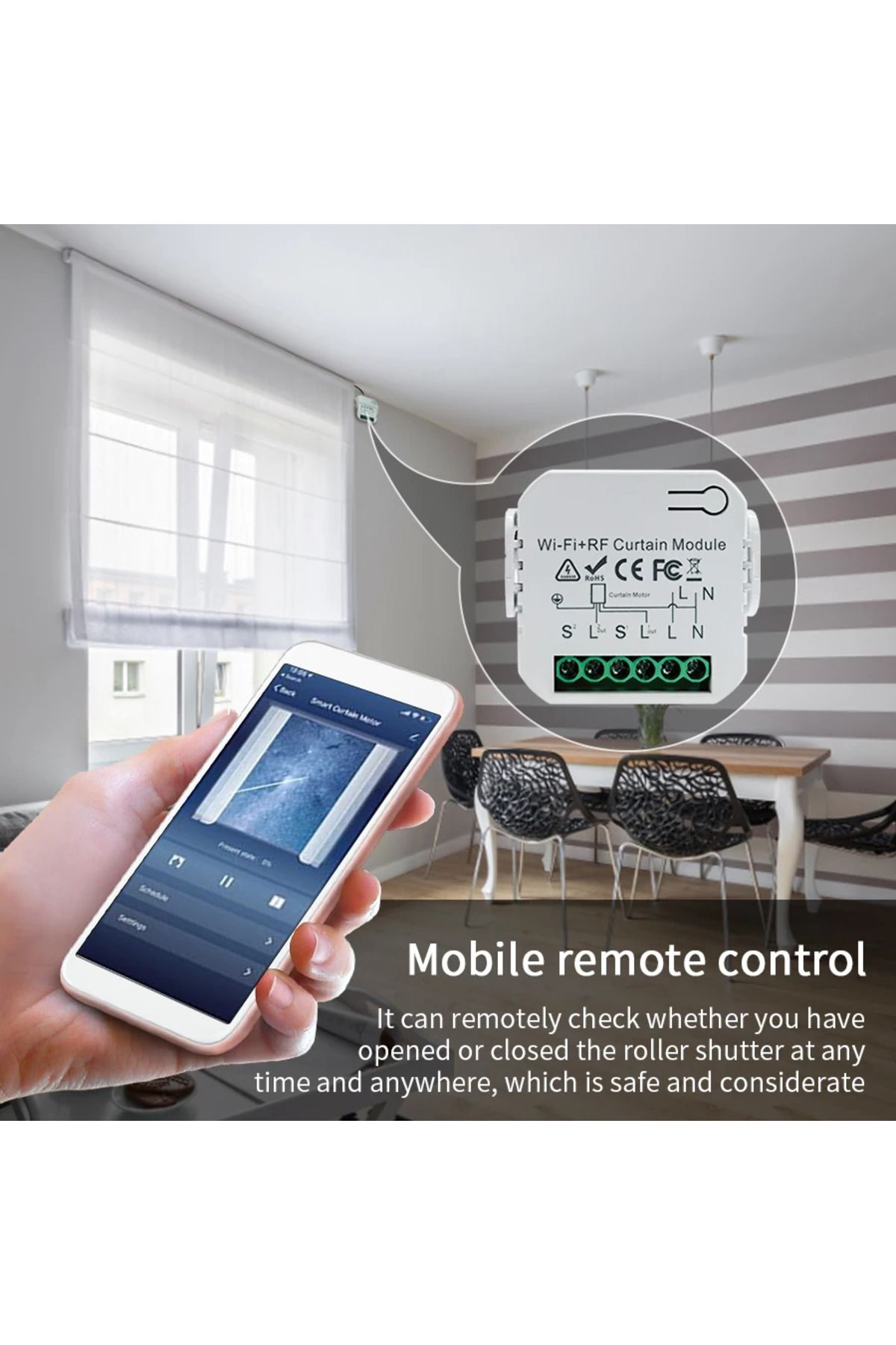 Choice-Smart Wifi Knotting- Rf 433Mhz Remote Controller Tuya, Smart Life, Alexa and Google App Applicable 6