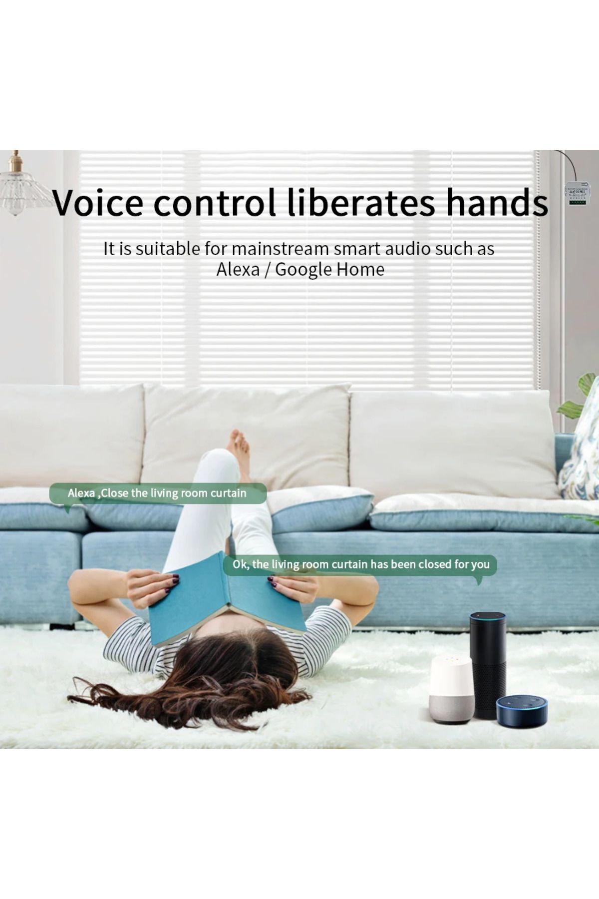 Choice-Smart Wifi Knotting- Rf 433Mhz Remote Controller Tuya, Smart Life, Alexa and Google App Applicable 4