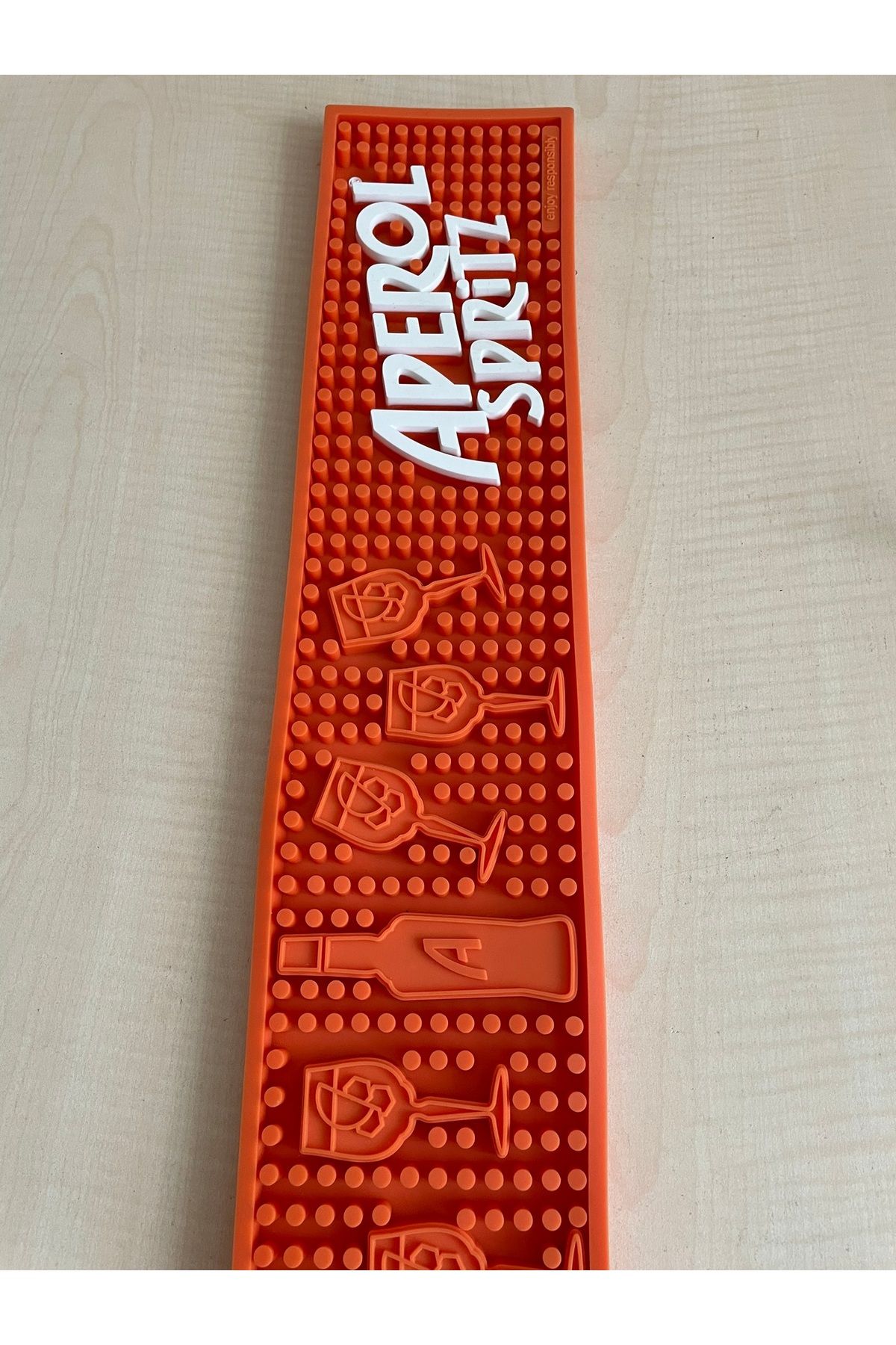 SANAT TACİRİ-1 Pieces Bar Mat Aperol Spritz Cocktail Mat 6
