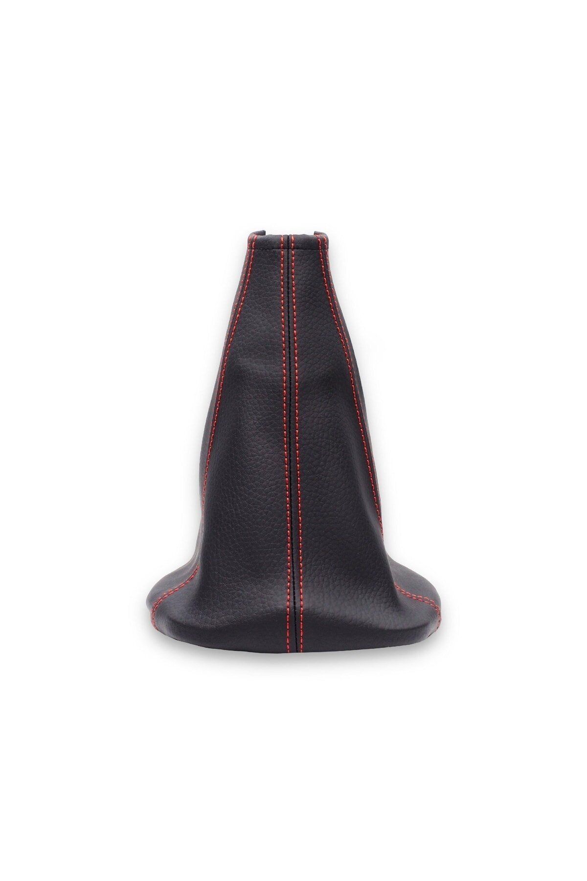 bol bol cesit-Skoda Citigo Compatible Auto,Car Shift Bellow Black Leather Red Stitch 7
