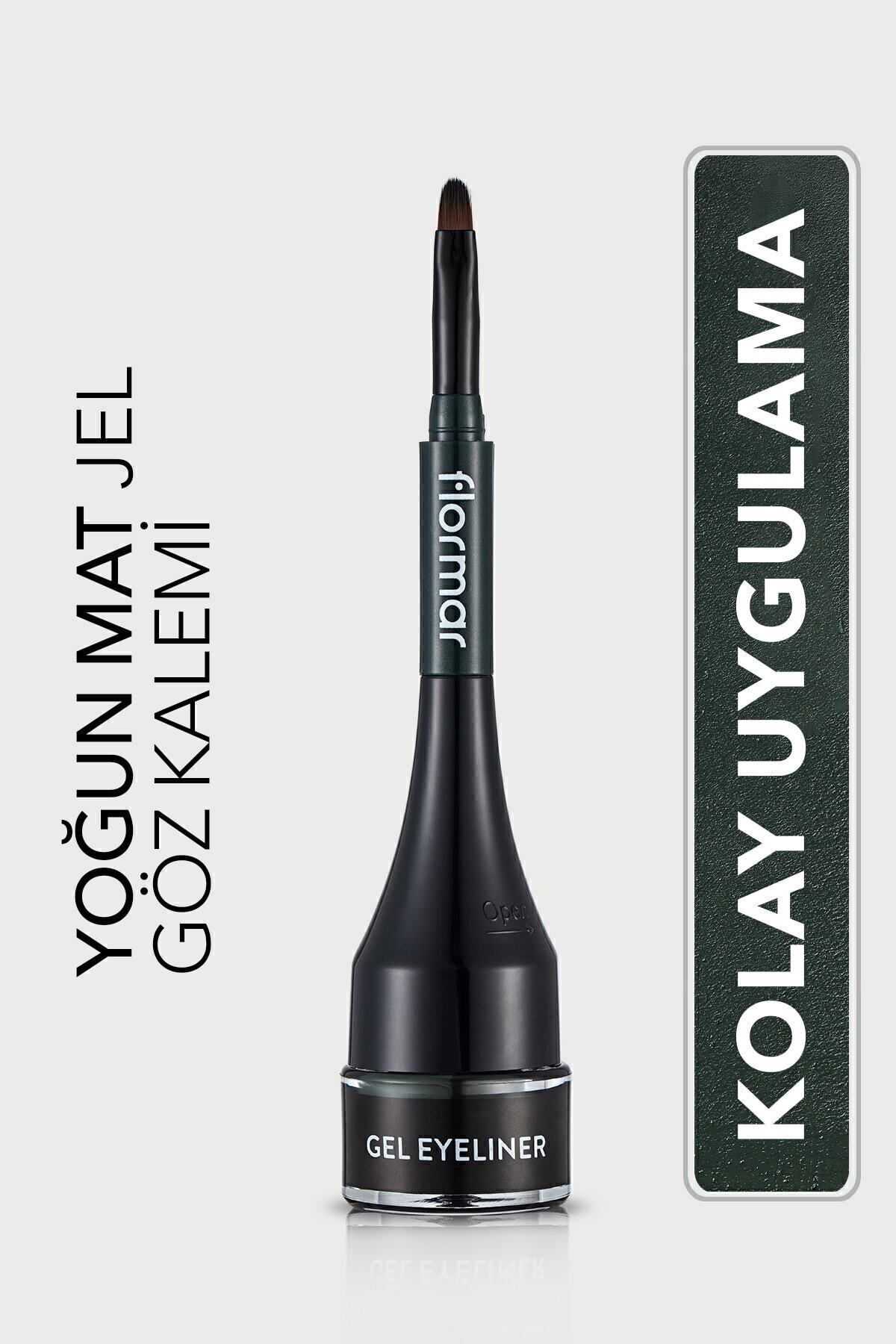 Flormar Long Lasting Matte Gel Eyeliner with Pigment (GREEN) Gel Eyeliner 004NATUL NB 867