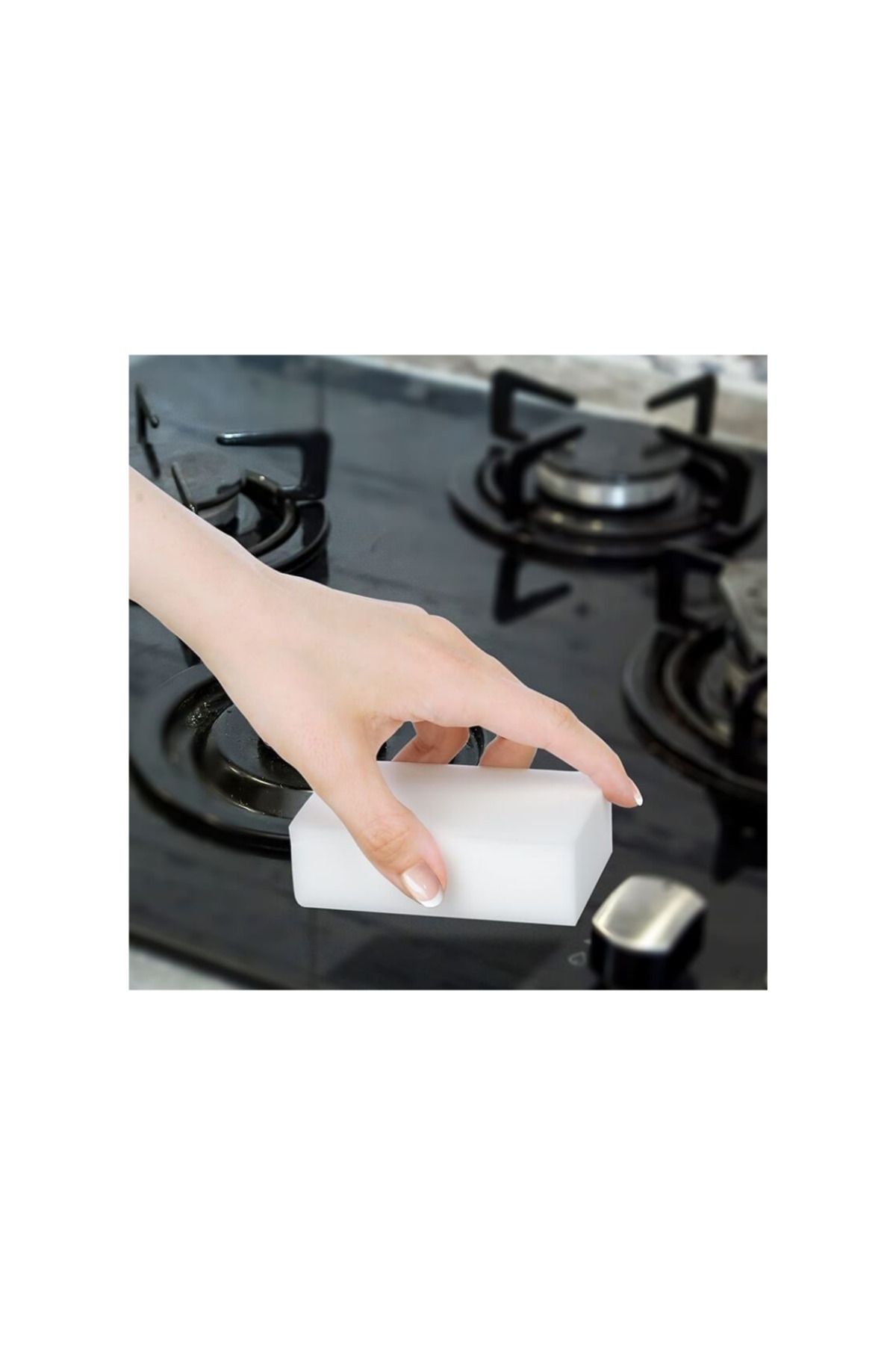 SİLVER HOME-Silver Home Magic Sponge Multipurpose Practical Easy to Use Cleaning 4 Pieces 5