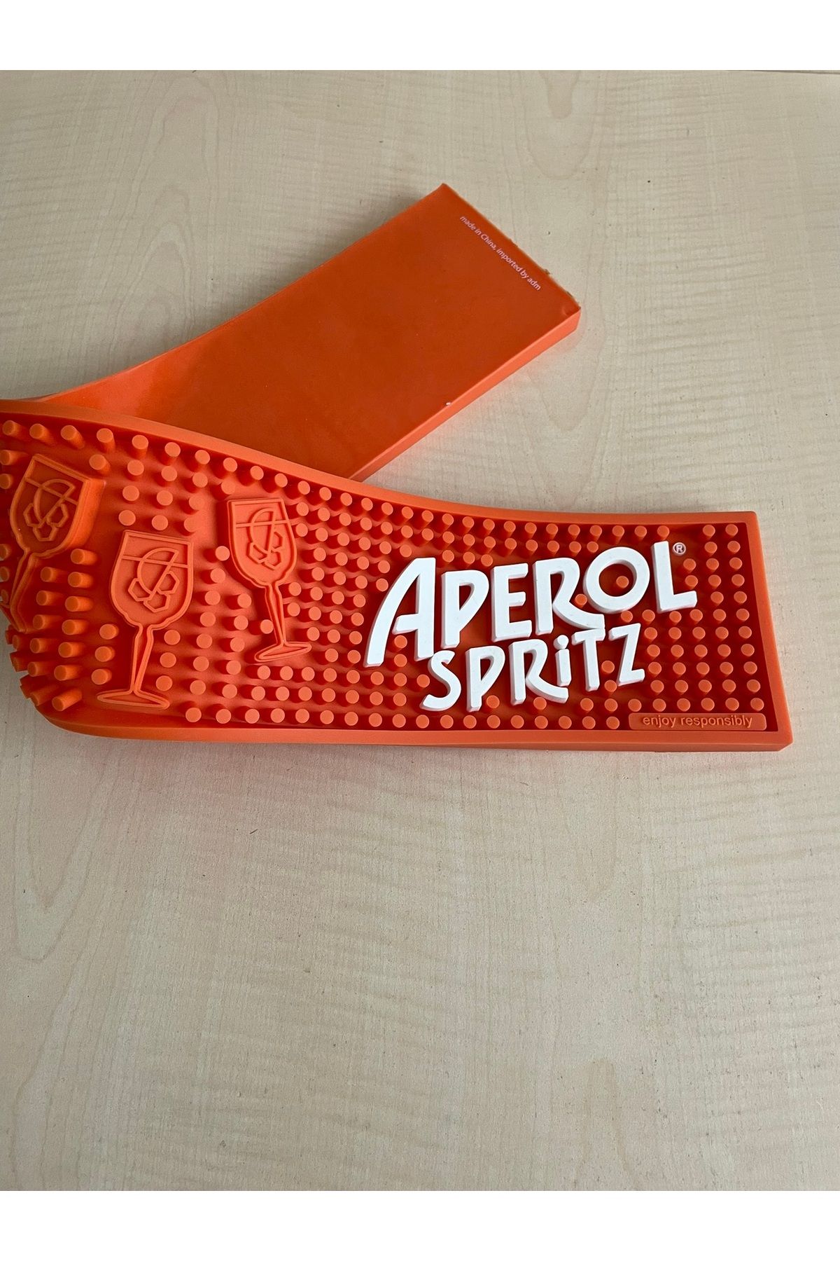 SANAT TACİRİ-1 Pieces Bar Mat Aperol Spritz Cocktail Mat 3