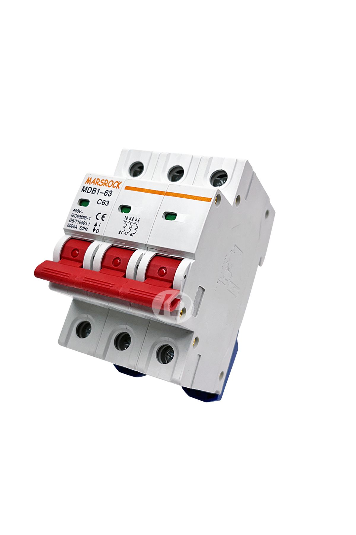 MARS ROCK-63A Overload Protector Wind 3 Phase AC 400V Circuit Breaker Electrical MCB 3 Pole 2